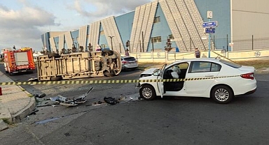 Tekirdağ'da Feci Kaza Otomobil İle İşçi Servisi Çarpıştı, 13 kişi Yaralandı