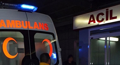 Yoldan çıkan araç aydınlatma direğine çarparak durdu