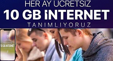 Gençlere aylık 10 GB internet desteği yapılacak !