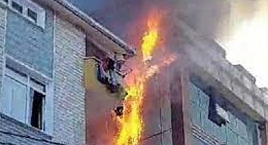 İstanbul Ataşehir'de 5 Katlı Bir Binada Yangın Çıktı!