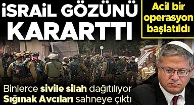 İsrail acil durum operasyonu başlattı: Siviller silahlanıyor!