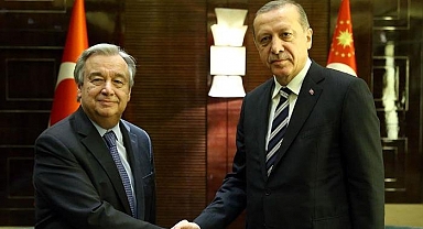 Son dakika: Cumhurbaşkanı Erdoğan, BM Genel Sekreteri Guterres ile görüştü