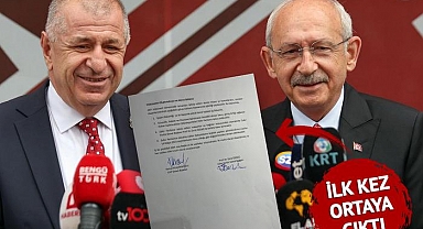 Ümit Özdağ sosyal medyadan paylaştı! Kılıçdaroğlu ile yapılan anlaşmanın ilk kez fotoğrafları ortaya çıktı