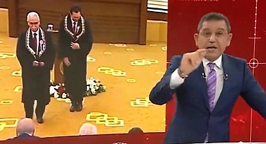 Fatih Portakal AYM'deki 'cübbe' görüntülerine 'Ben mi öğreteceğim?' deyip tepki gösterdi! 'Kimsenin önünde iliklenmesin diye düğmeleri yok'